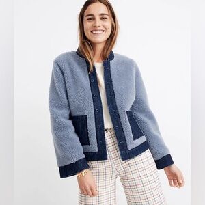Madewell Reversible Sherpa Jean Jacket XS